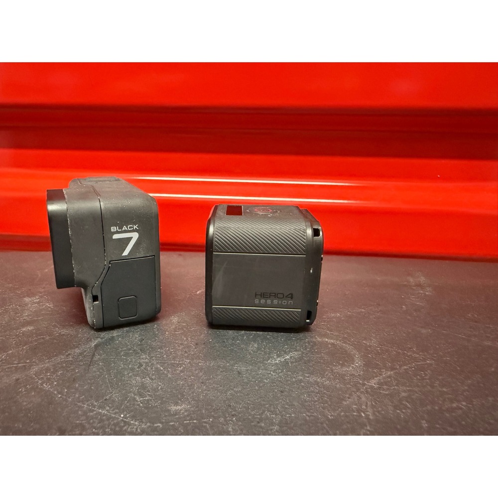 GoPro Hero 7 Black and Hero Session Action Camera Bundle with Accessories Kit